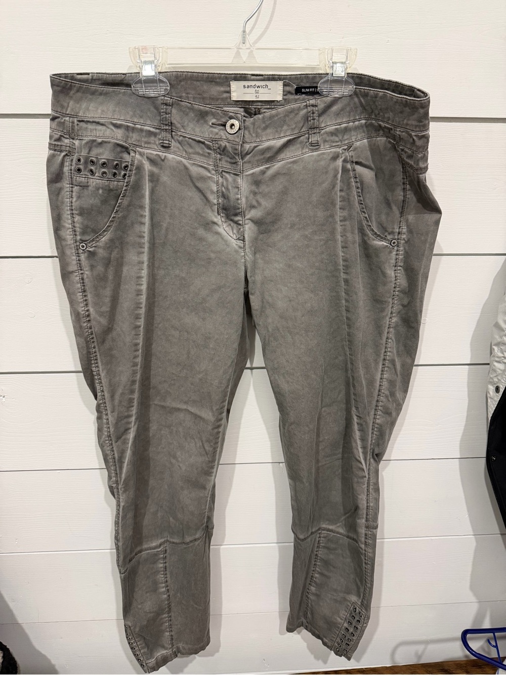 Sandwich Gray Washed Skinny Pants